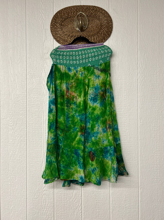 Crepe Sari Inner Peace Wrap Skirt 0626 036