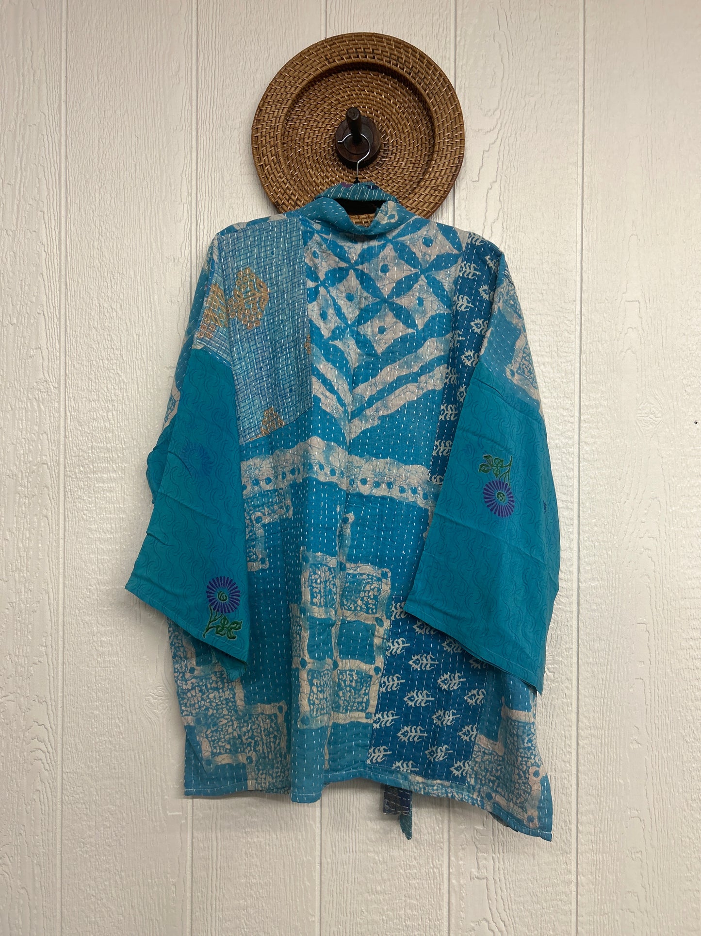 Pareo Kantha Shortie Majestic Kimono 0326 178