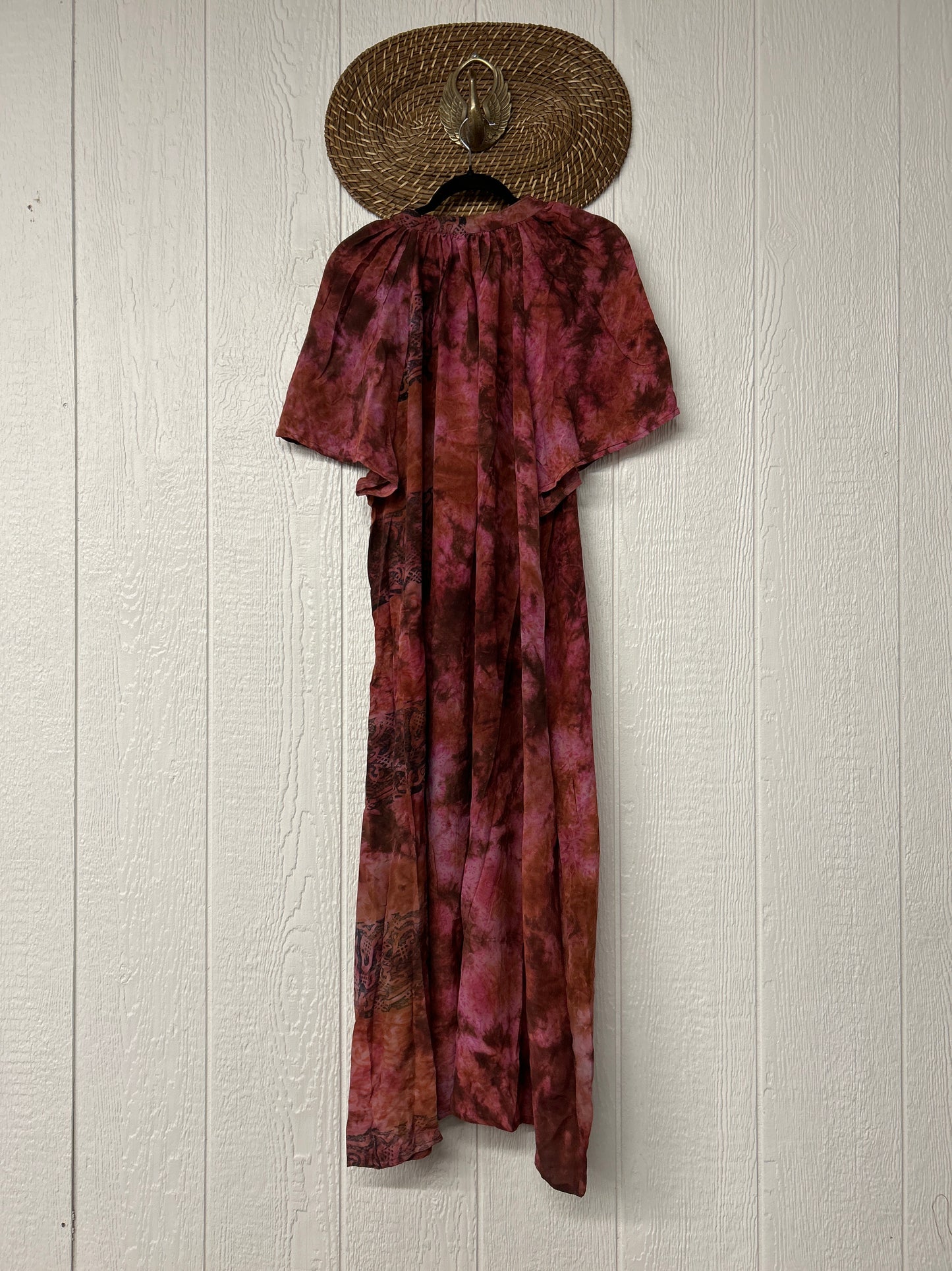 Crepe Sari Summer Woodstock Duster 0626 253