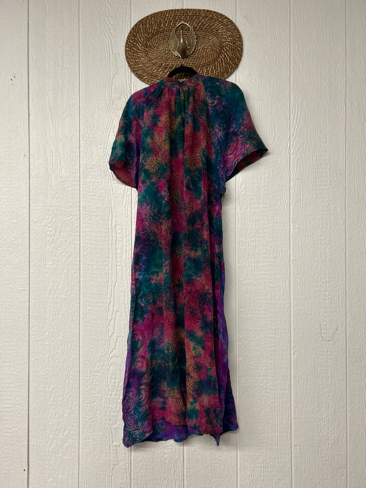 Crepe Sari Summer Woodstock Duster 0626 195