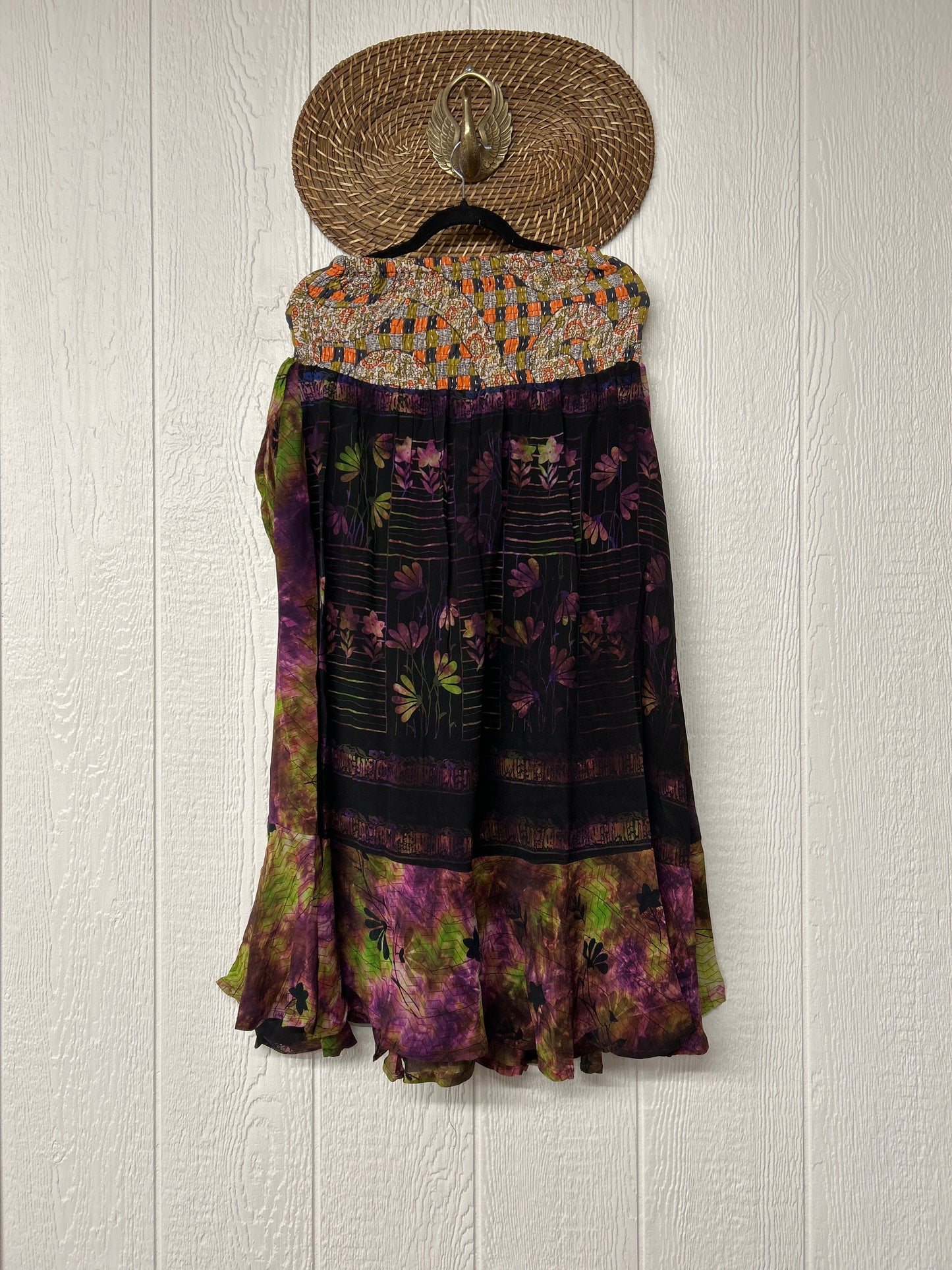 Crepe Sari Inner Peace Wrap Skirt 0626 247