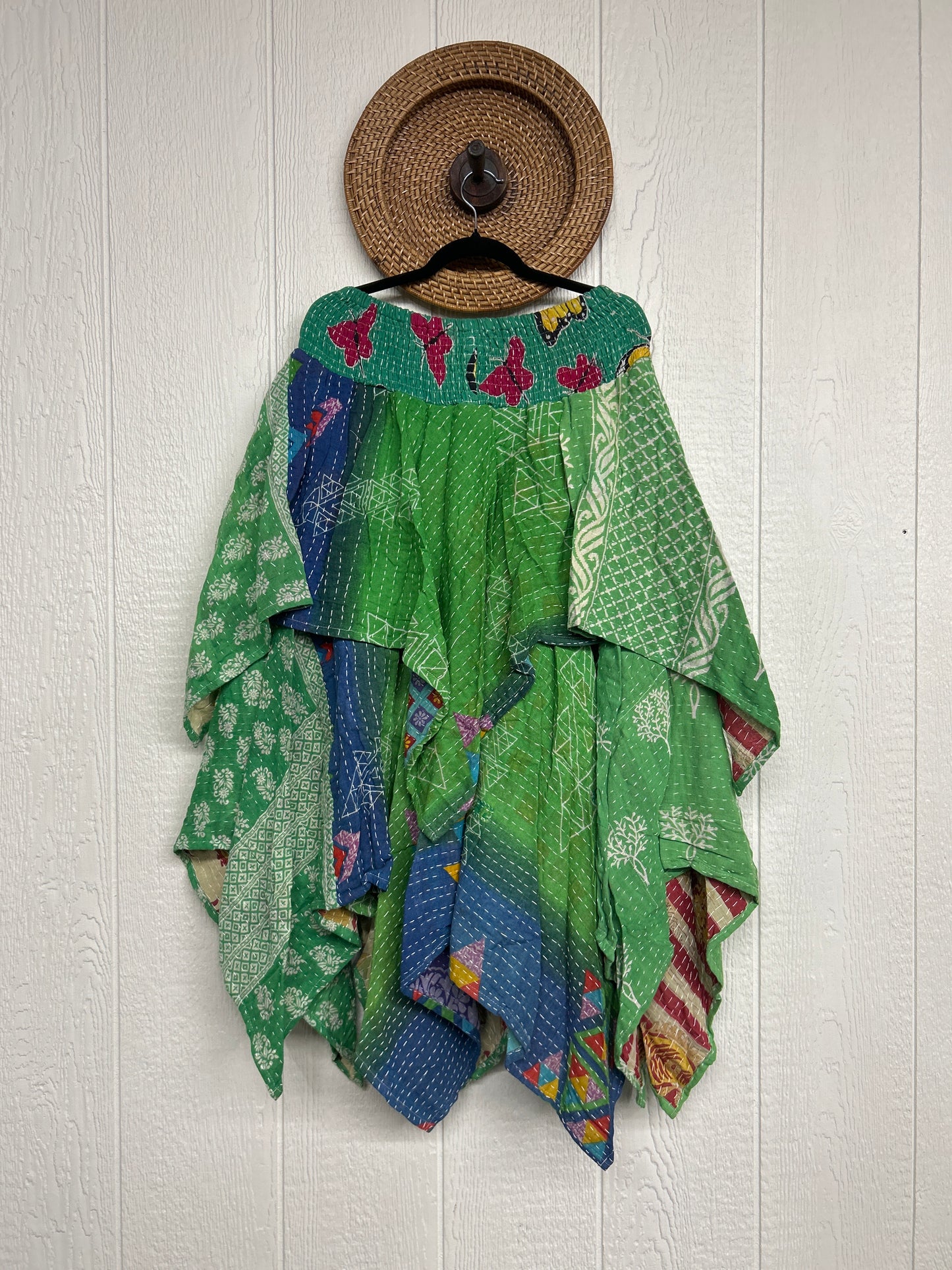 Pareo Kantha Pixie Skirt 0426 149