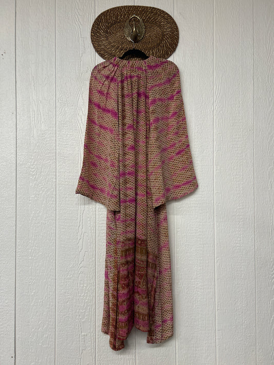 Crepe Sari Woodstock Duster Dress 0226 049