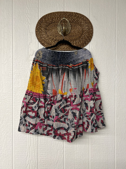 Pareo Kantha Meadow Skirt 0826 214