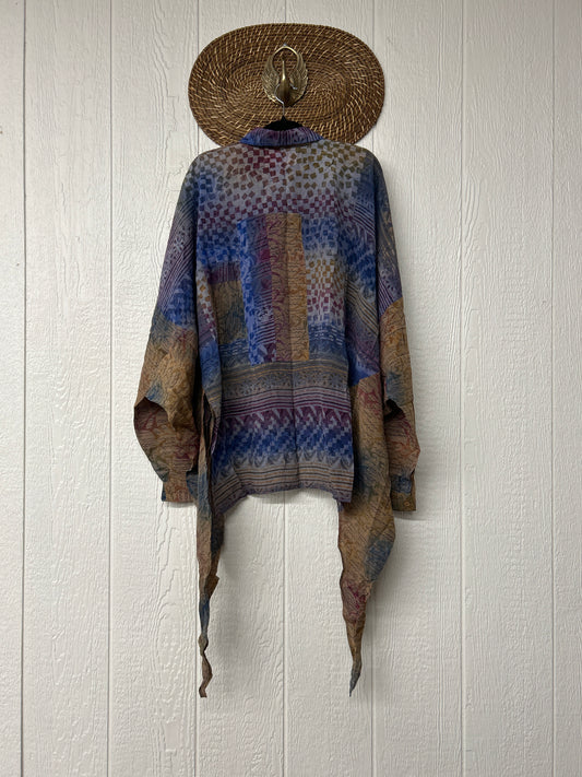 Crepe Sari Nirvana Button Down 1125 083