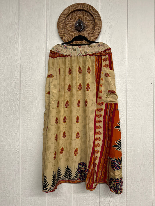 Rasgulla Sari Butterfly Cargo Skirt 0126 008