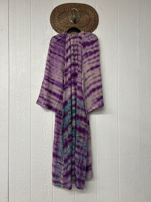 Crepe Sari Woodstock Duster Dress 0226 056