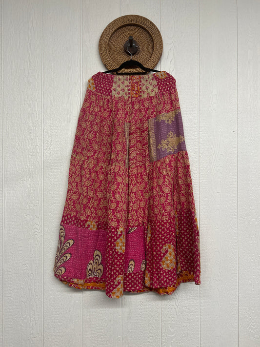 Pareo Kantha Lotus Maxi Skirt 0826 018
