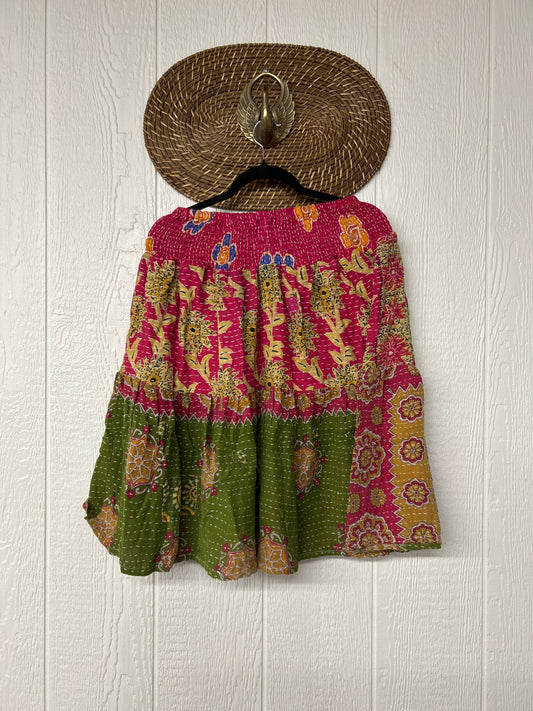 Pareo Kantha Meadow Skirt 0826 022