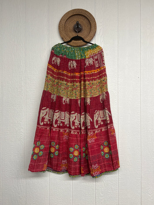 Pareo Kantha Lotus Maxi Skirt 0826 226