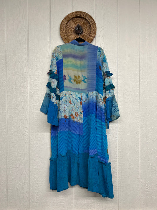 Crepe Sari Rhiannon Duster Dress 0226 269