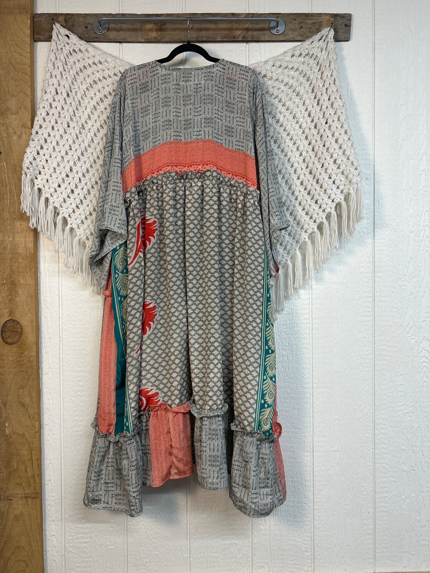 Rasgulla Sari Rhiannon Kimono 0826 030