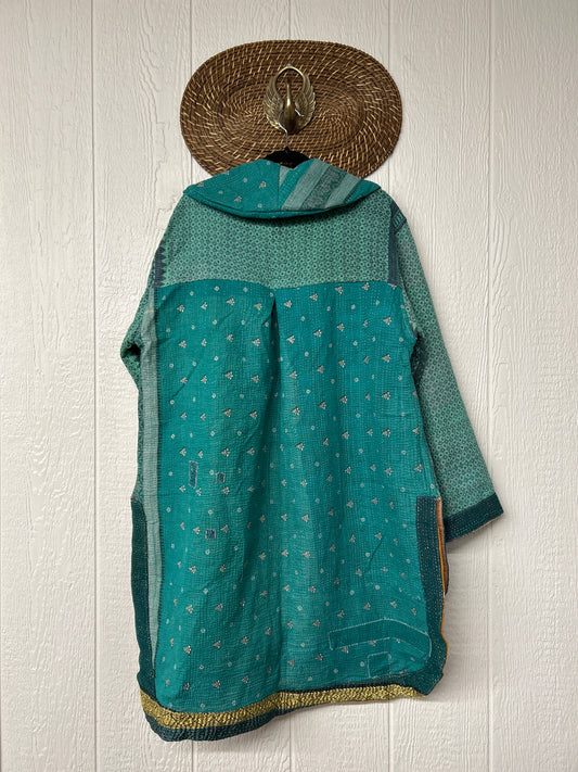 Fine Kantha Drifter Coat 1026 092