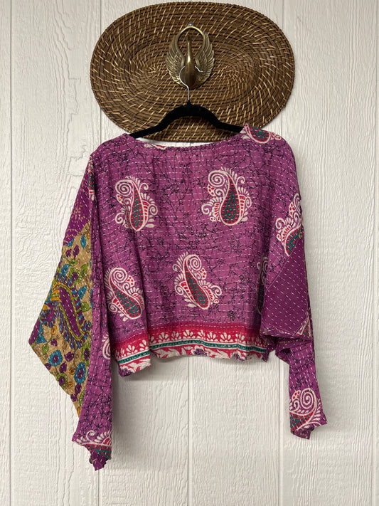 Pareo Kantha In Bloom Cropped Pullover 0326 256
