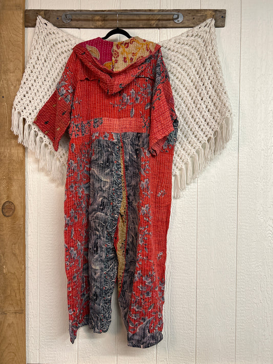 Kantha Zen Hoodie Jumpsuit 0925 211