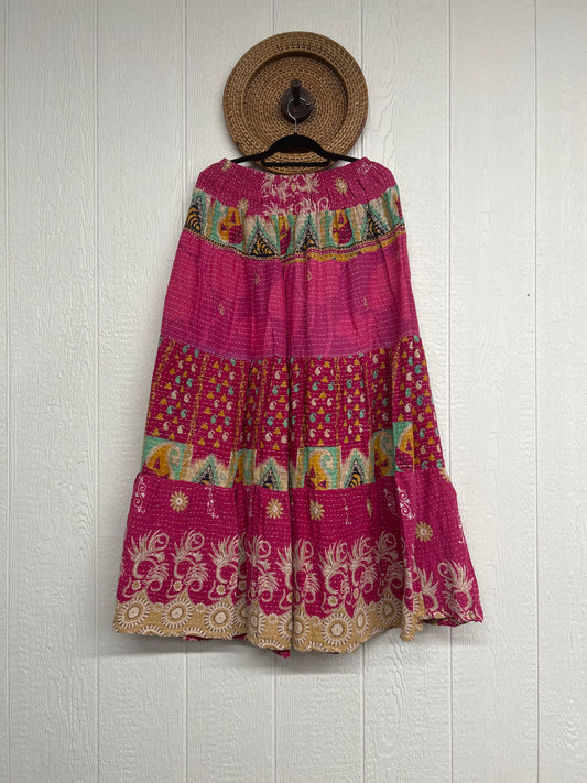 Pareo Kantha Lotus Maxi Skirt 0826 254