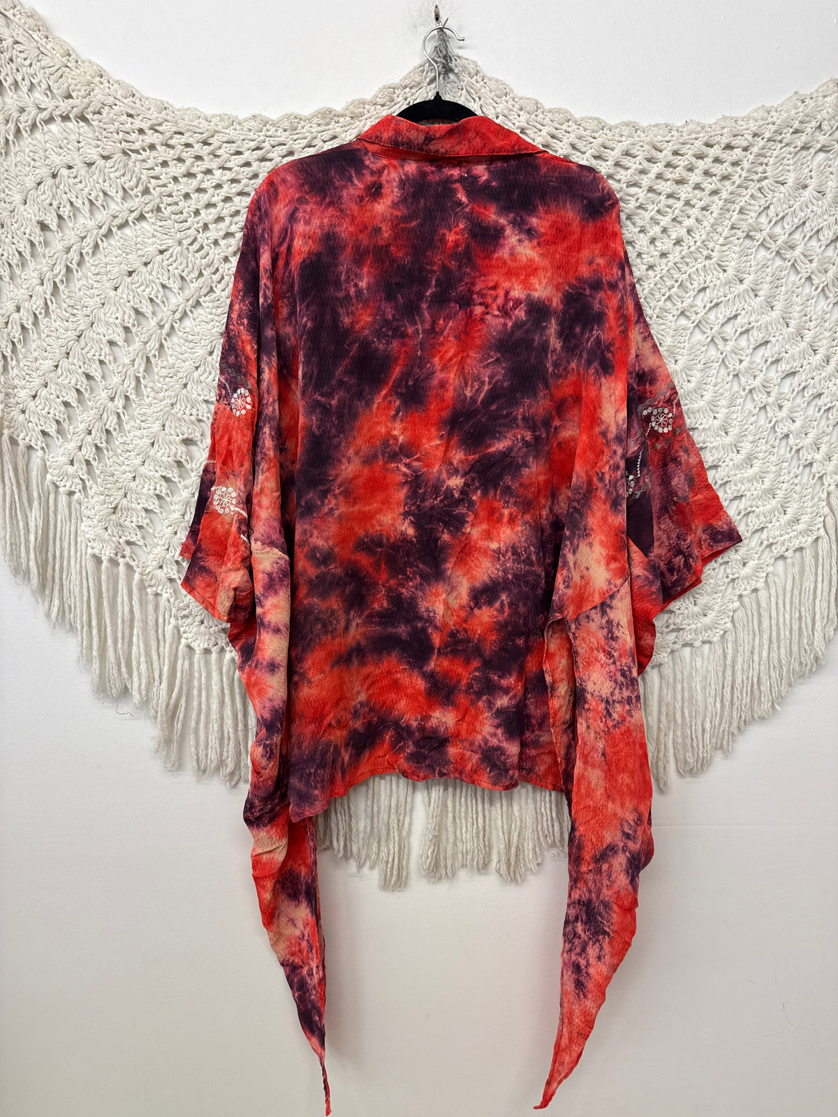 Crepe Sari Summer Nirvana Button Down L0926 002