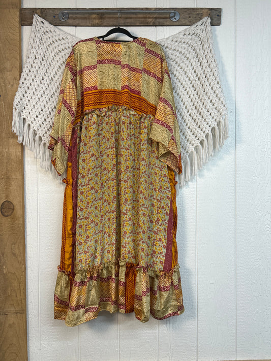 Rasgulla Sari Rhiannon Kimono 0826 018
