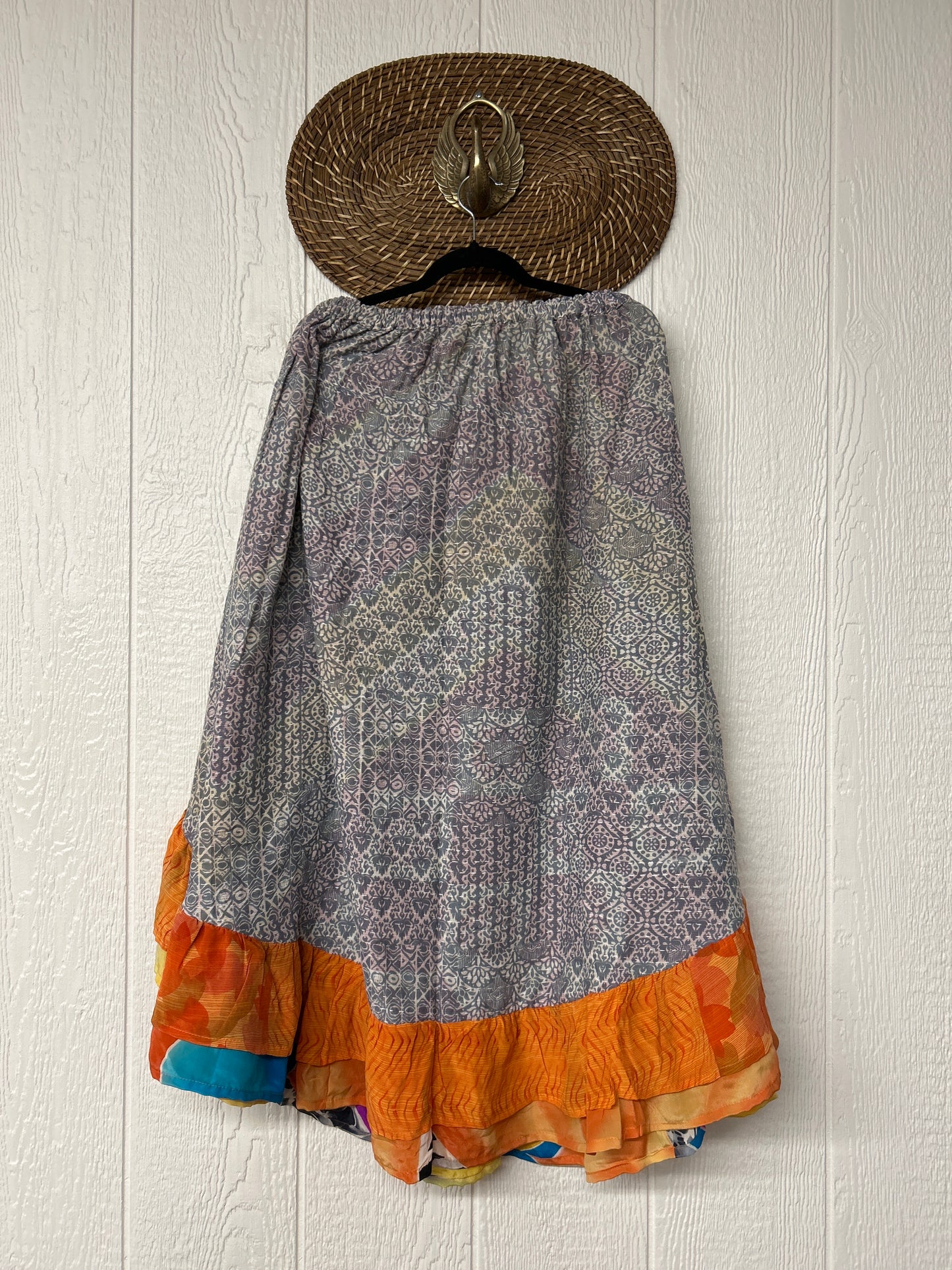 Pareo Kantha Wild Rose Skirt 0426 175