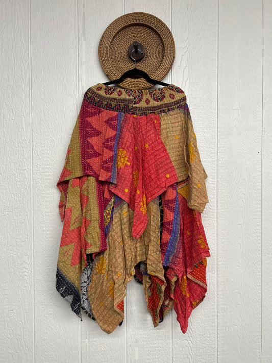 Pareo Kantha Pixie Skirt 0426 254
