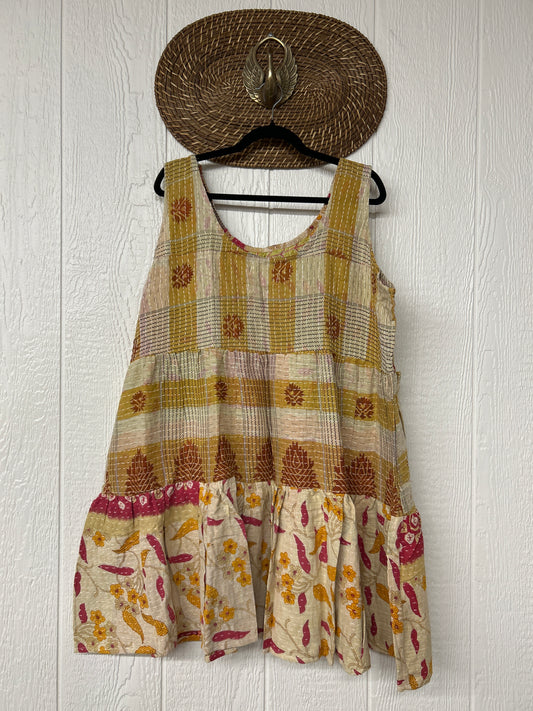 Kantha Meadow Mini Dress 0625 060