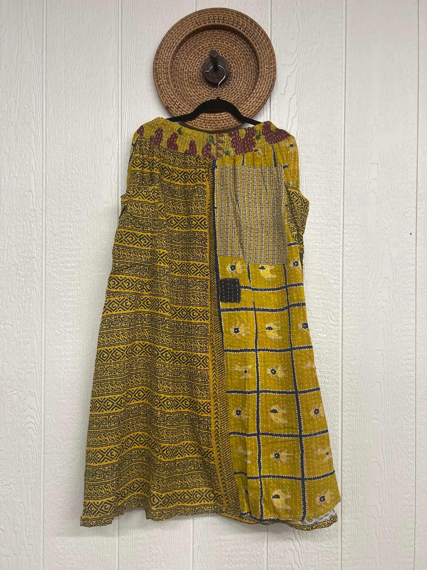 Pareo Kantha Butterfly Cargo Skirt 0426 258