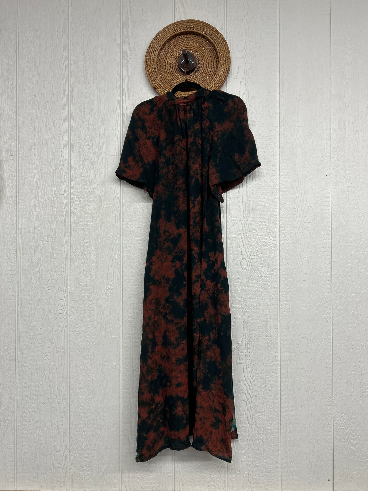 Crepe Sari Summer Woodstock Duster 0626 076