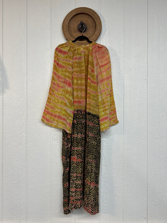 Crepe Sari Woodstock Duster Dress 0226 182