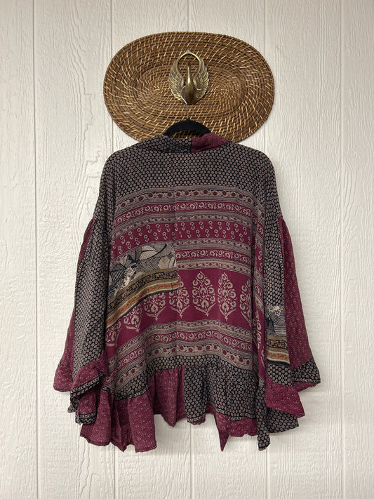 Crepe Sari Wild Rose Top 1225 208