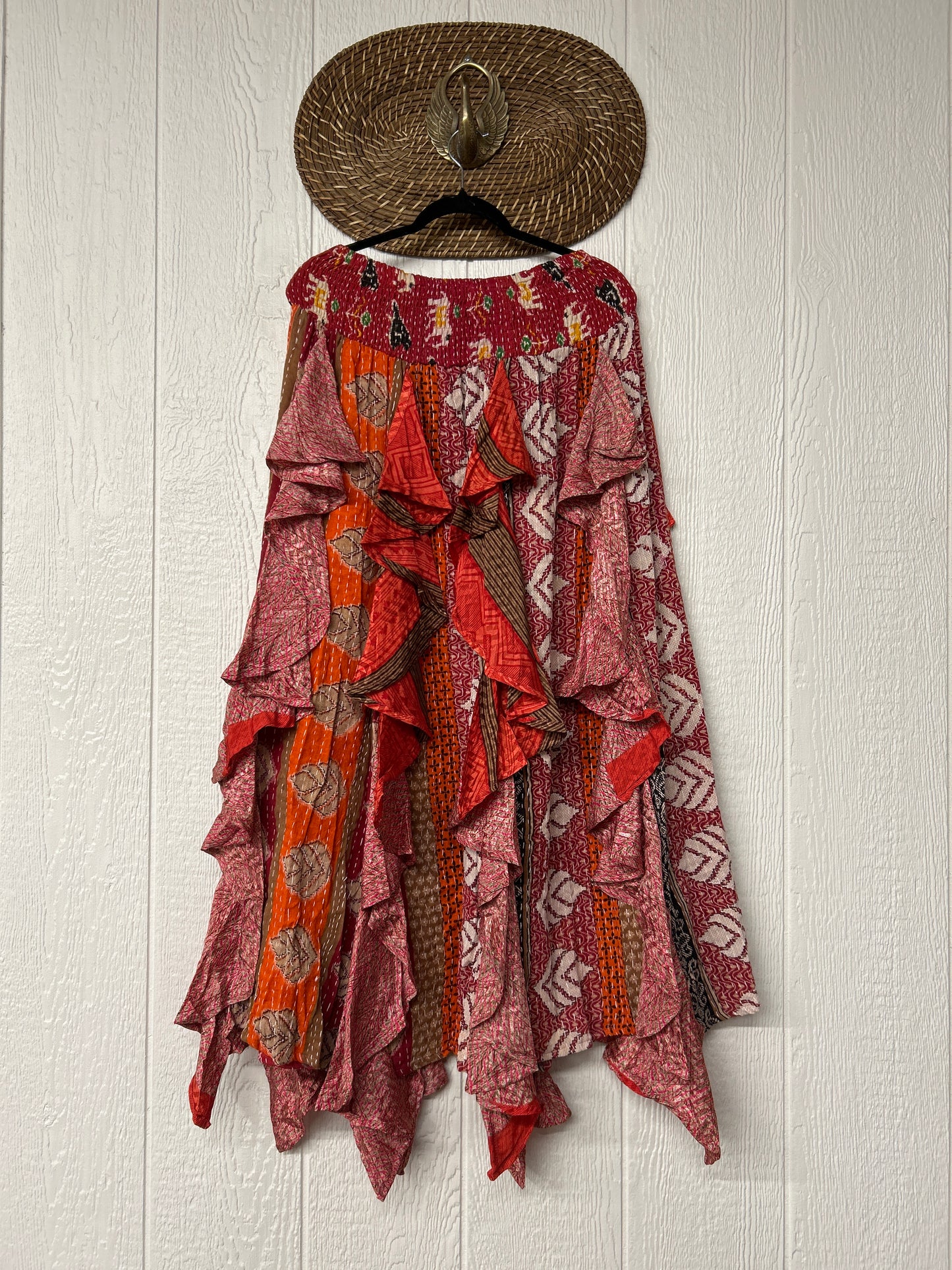 Pareo Kantha Willow Maxi Skirt 0826 263