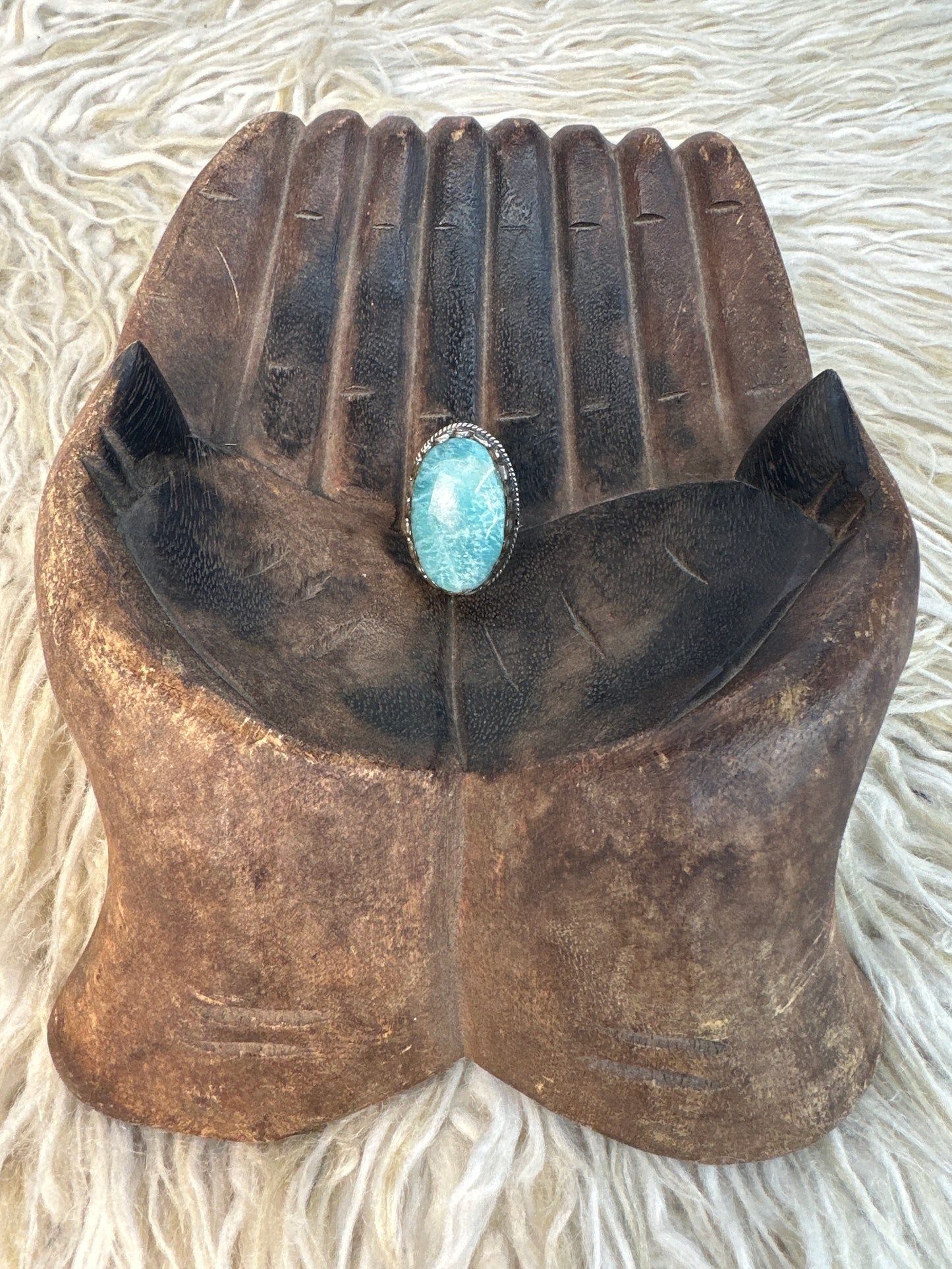 Medium Amazonite Ring 0226 056