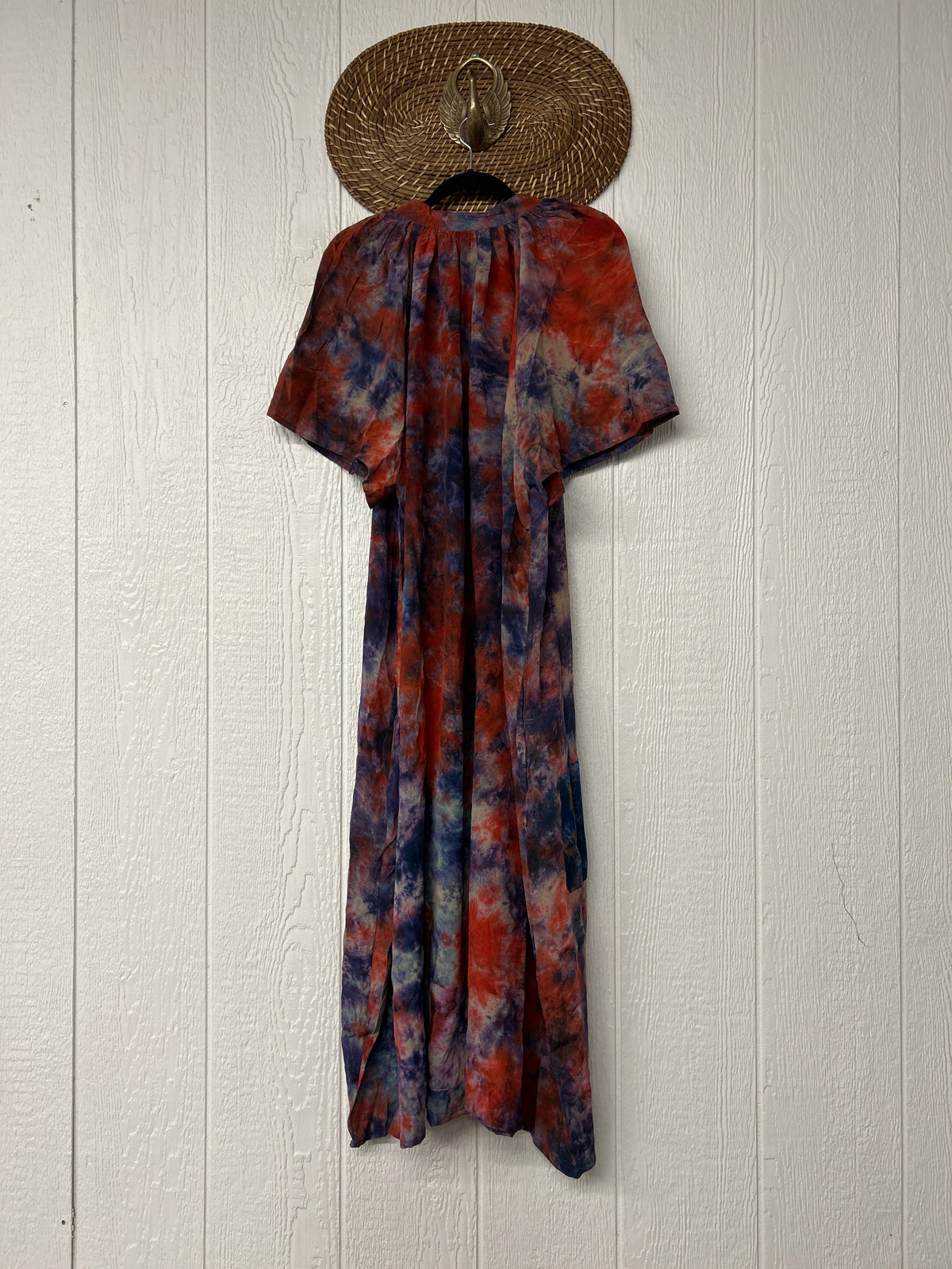Crepe Sari Summer Woodstock Duster 0626 208