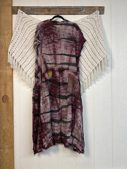 Crepe Sari Summer Evermore Kimono 0726 214