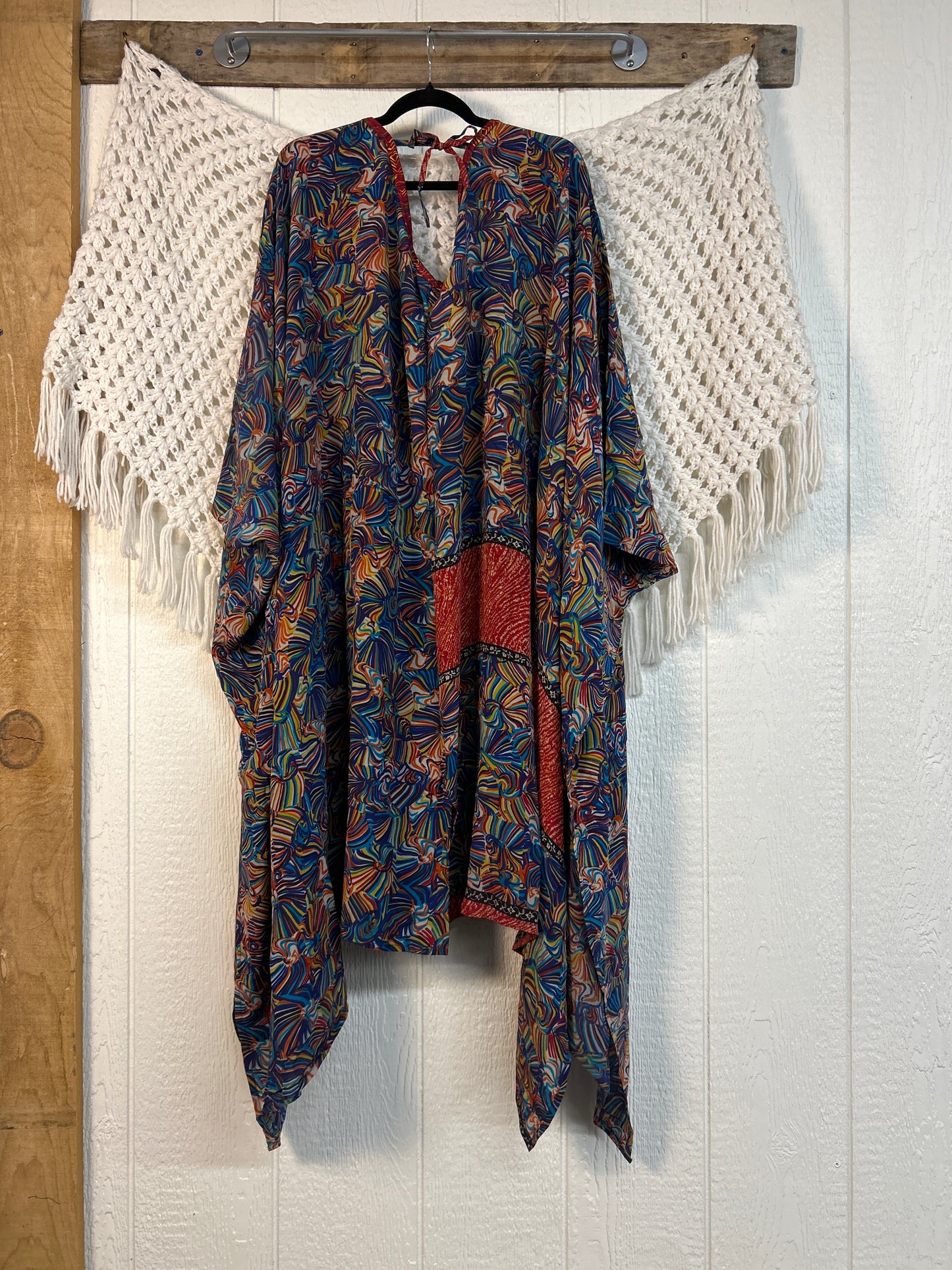 Crepe Sari Orchid Kimono 0626 199