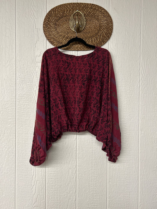 Crepe Sari Luna Crop Top 0126 156