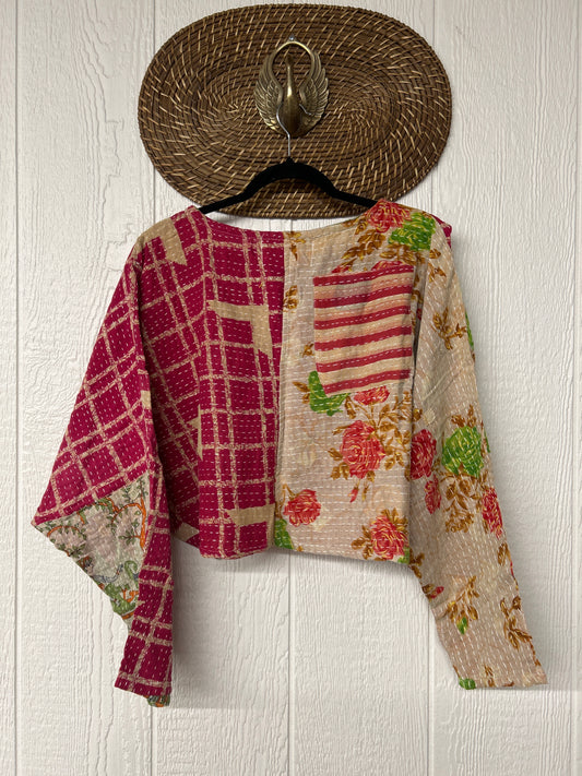 Pareo Kantha In Bloom Cropped Pullover 0326 261