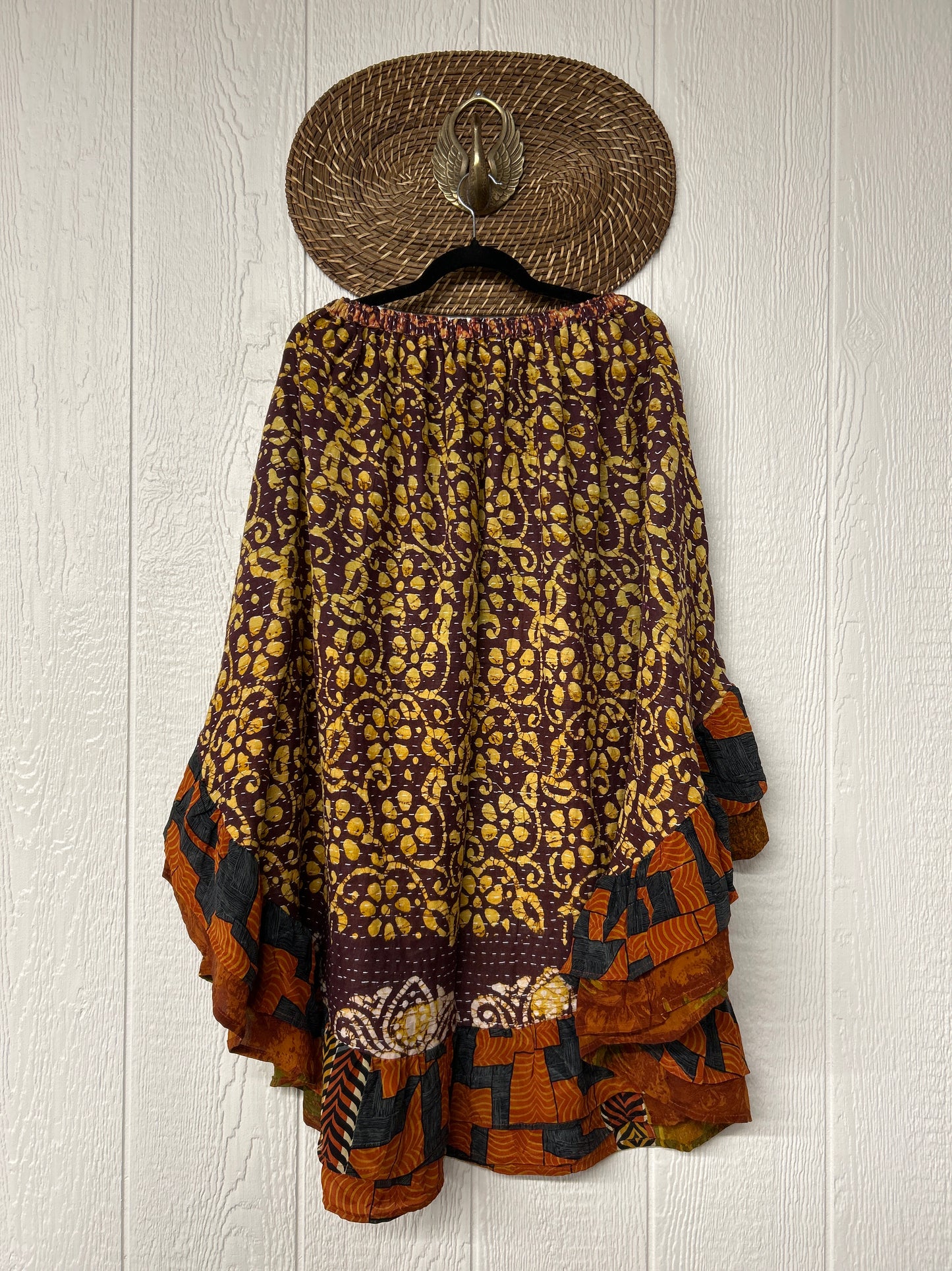Pareo Kantha Wild Rose Skirt 0426 065