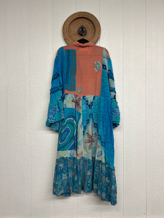 Crepe Sari Rhiannon Duster Dress 0226 192