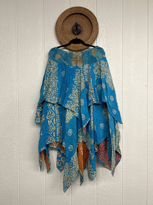 Pareo Kantha Pixie Skirt 0426 016