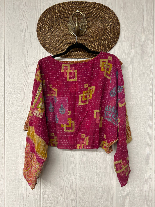 Pareo Kantha In Bloom Cropped Pullover 0326 250