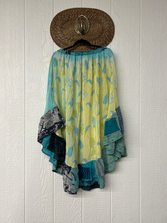 Crepe Wild Rose Skirt 1025 190