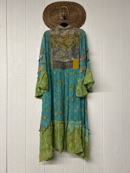 Crepe Sari Rhiannon Duster Dress 0226 084