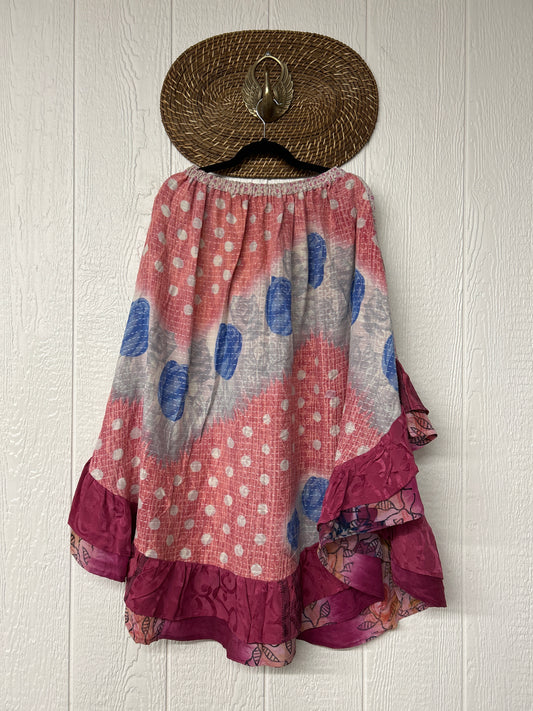 Pareo Kantha Wild Rose Skirt 0426 173