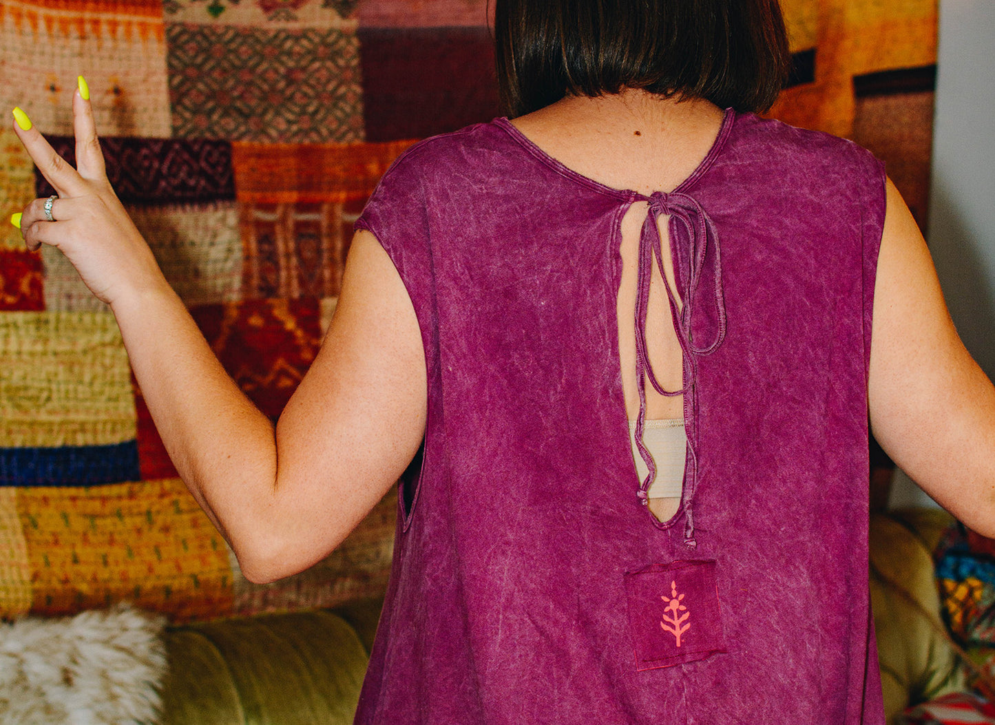 KB Dream Jumpsuit - Rooted Heart - Kantha Bae