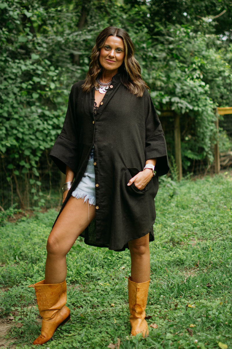 Khadi Free to Be Buttondown - Kantha Bae