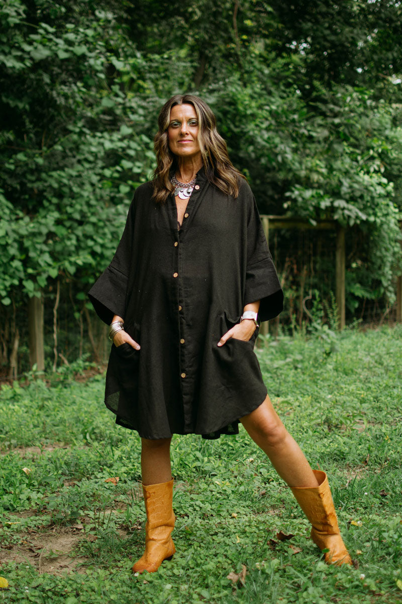 Khadi Free to Be Buttondown - Kantha Bae