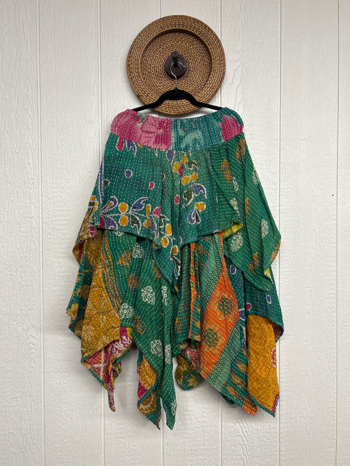 Pareo Kantha Pixie Skirt 0426 095