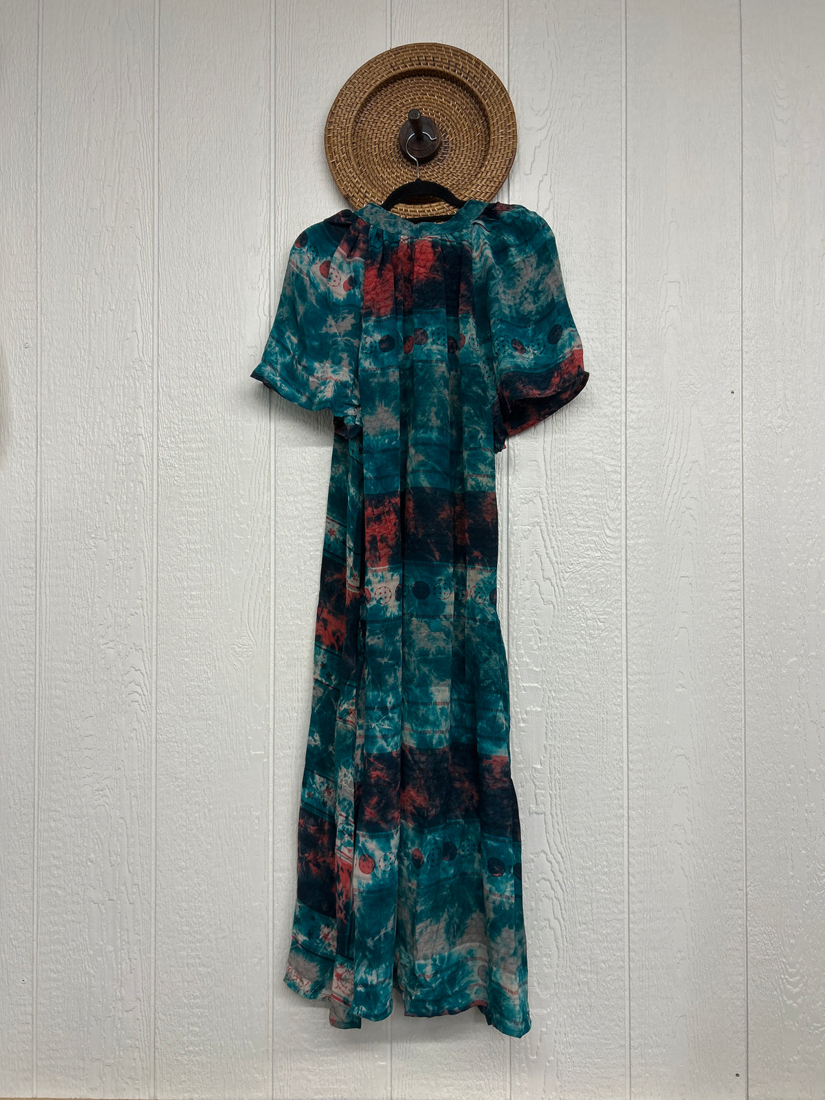 Crepe Sari Summer Woodstock Duster 0626 133
