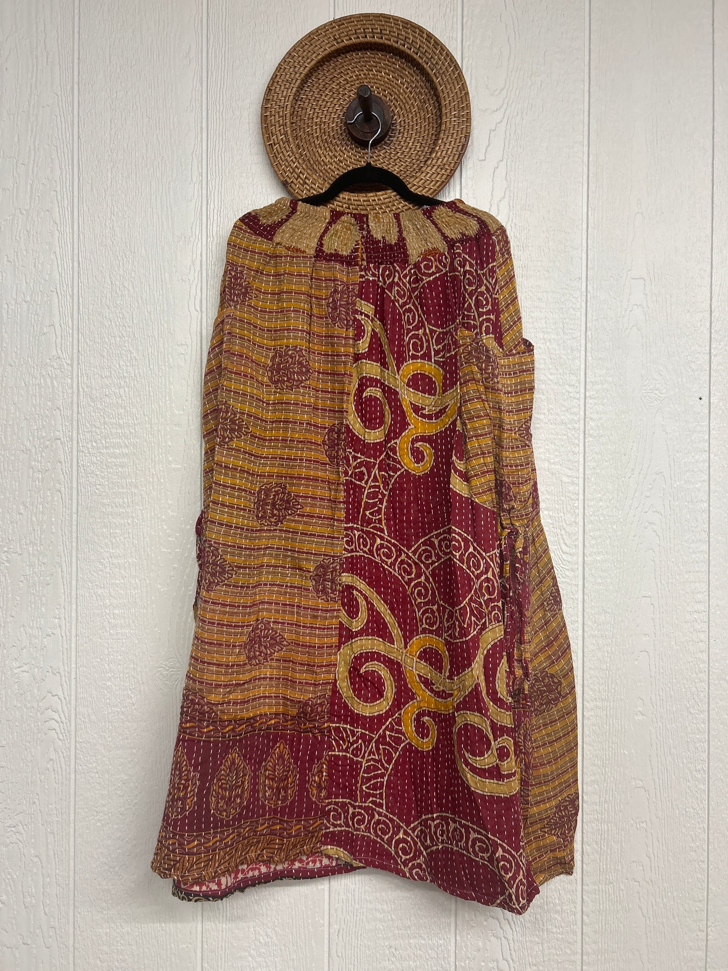 Pareo Kantha Butterfly Cargo Skirt 0426 260