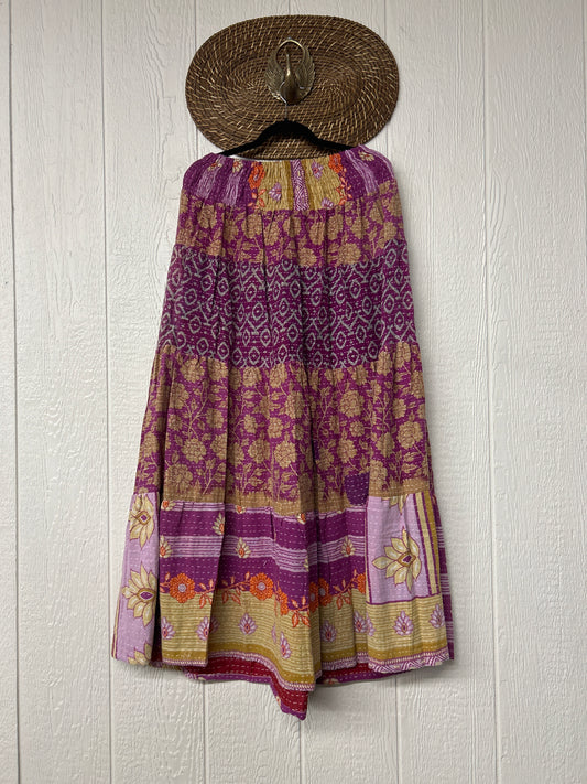 Pareo Kantha Lotus Maxi Skirt 0826 103
